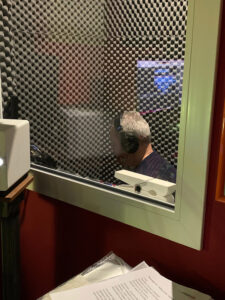 Studio di registrazione Wonderland Studio Recording booth econ Garavelli e le sue percussioni